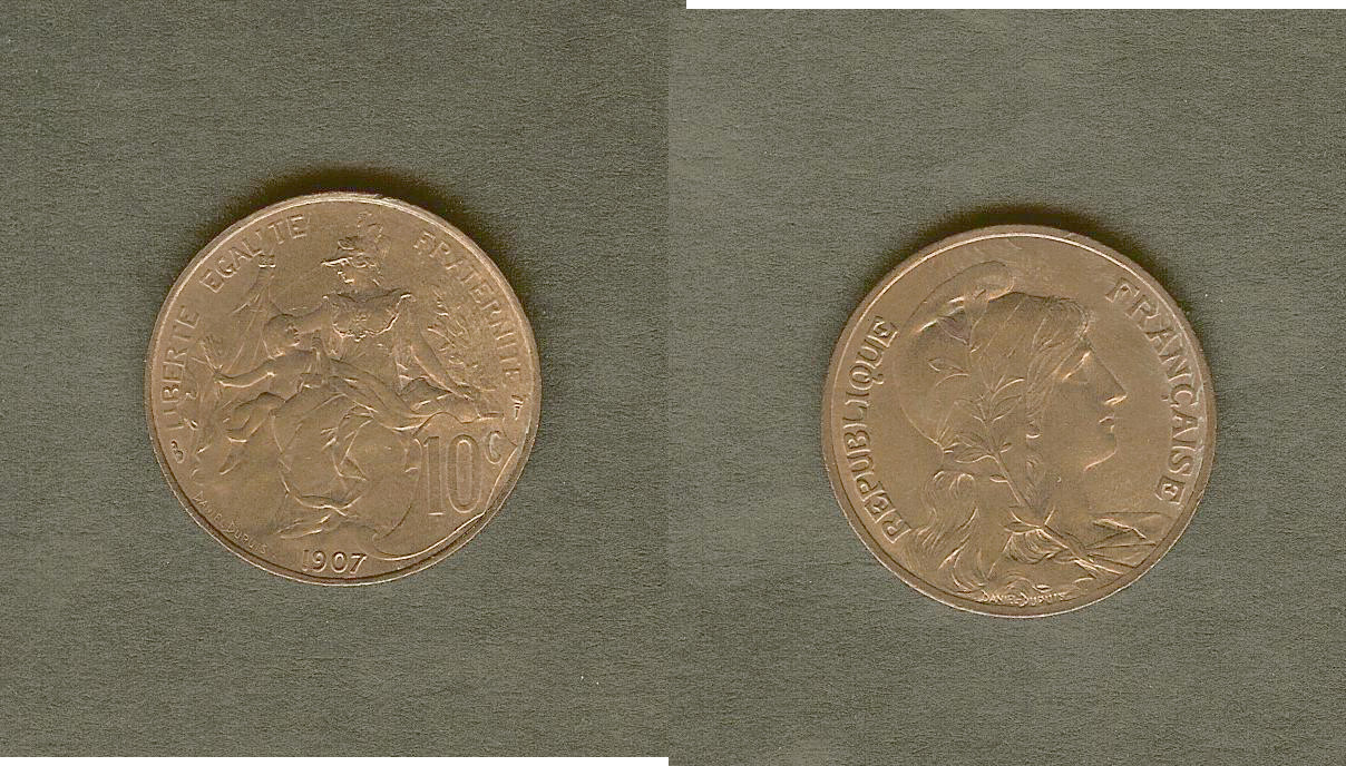 10 centimes Dupuis 1907 Unc
